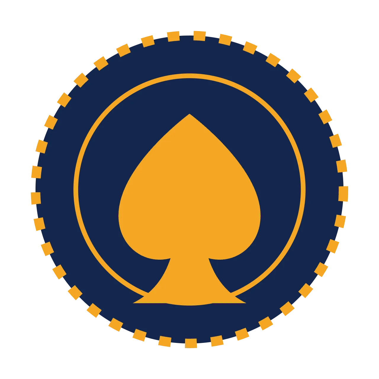 Casino theme logo mark